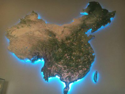 中国地图模型